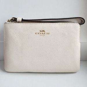Coach Corner Zip Wristlet